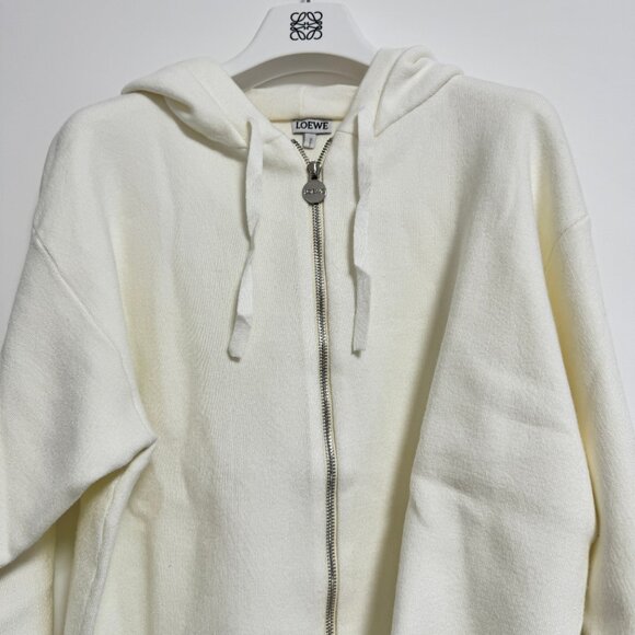 Loewe Anagram wool-blend zip-up hoodie - Picture 6 of 12